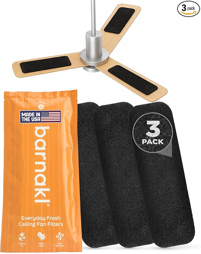 Ceiling Fan Air Filter Pads Trap Dust & Bad Smells