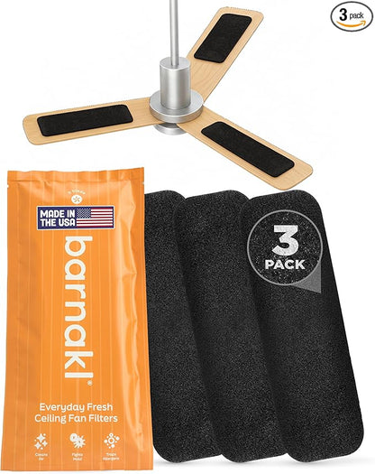 Ceiling Fan Air Filter Pads Trap Dust & Bad Smells